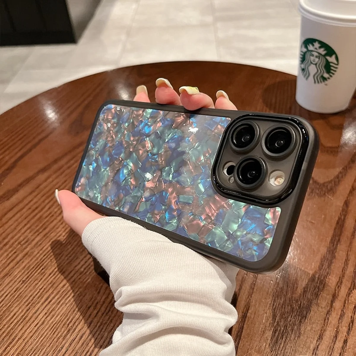 Силіконовий чохол "Bling Marble" для Apple iPhone 14 Pro Чорний