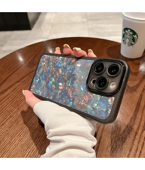 Силиконовый чехол "Bling Marble" для Apple iPhone 13 Pro Max Черный