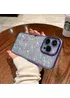 Силиконовый чехол "Bling Marble" для Apple iPhone 14 Pro Синий