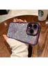 Силиконовый чехол "Bling Marble" для Apple iPhone 14 Pro Фиолетовый
