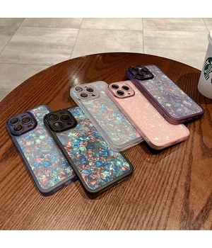 Силиконовый чехол "Bling Marble" для Apple iPhone 13 Pro Max Черный