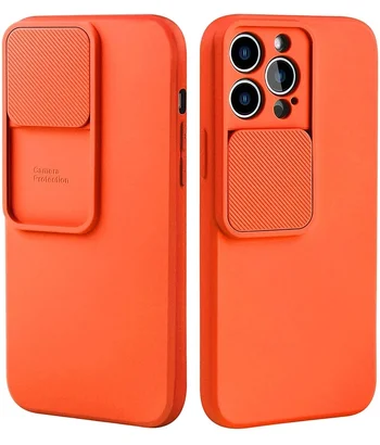 Силіконовий чохол "Vertical Lens Protection" для iPhone 13 Pro Помаранчевий Силіконовий чохол "Vertical Lens Protection" для iPhone 13 Pro Помаранчевий