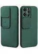 Силиконовый чехол "Vertical Lens Protection" для iPhone 14 Pro Зеленый