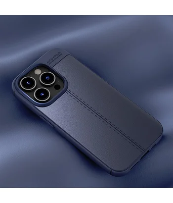 Силіконовий чохол "KEYSION" Shockproof для iPhone 14 Pro Max Темно-синій
