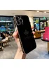 Силиконовый чехол "Plating Maple" для iPhone 14 Pro Max Черный