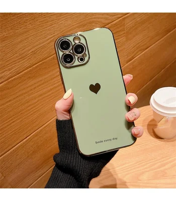 Силиконовый чехол "Aesthetic Love" для iPhone 14 Pro Фисташковый