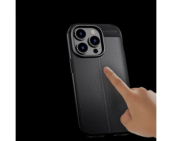 Силиконовый чехол "KEYSION" Shockproof для iPhone 14 Pro Max Черный