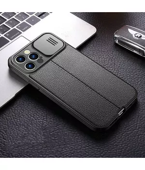 Силиконовый чехол "Camshield" черный со шторкой для iPhone 12 Pro Силиконовый чехол "Camshield" черный со шторкой для iPhone 12 Pro