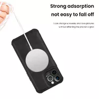 Силиконовый чехол "Leather Magnetic" with MagSafe для Apple iPhone 13 Pro Черный