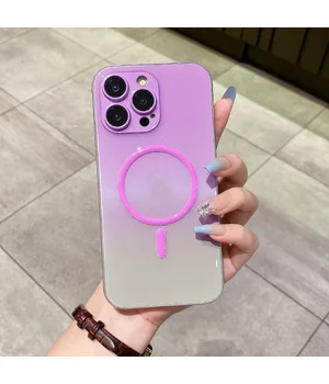 Силиконовый чехол "Gradient Luminous" with MagSafe для Apple iPhone 11 Pro Max Фиолетовый Силиконовый чехол "Gradient Luminous" with MagSafe для Apple iPhone 11 Pro Max Фиолетовый