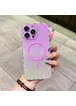 Силиконовый чехол "Gradient Luminous" with MagSafe для Apple iPhone 12 Pro Max Фиолетовый