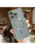 Силіконовий чохол "Shining Plating" with MagSafe для iPhone 15 Pro Max Світло-зелений