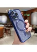 Силіконовий чохол "Shining Plating" with MagSafe для iPhone 15 Pro Синій