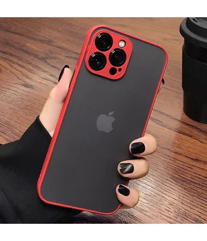 Силіконовий чохол "Armor Matte Cover" для iPhone 13 Pro Max Червоний