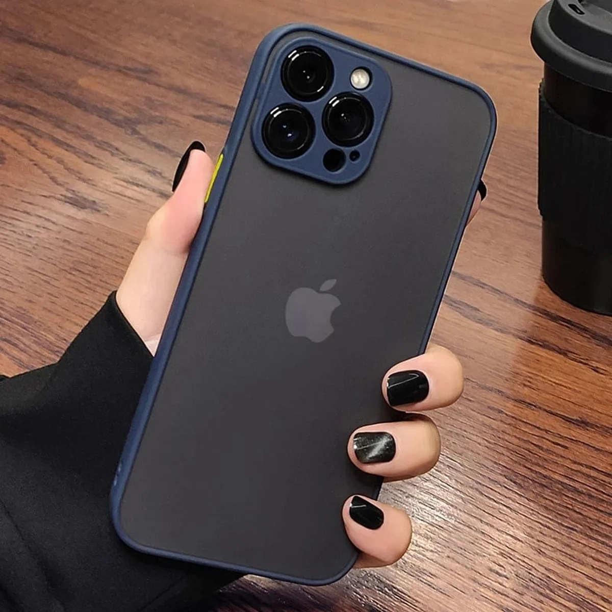 Силіконовий чохол "Armor Matte Cover" для iPhone 14 Pro Max Синій