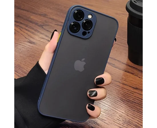 Силіконовий чохол "Armor Matte Cover" для iPhone 13 Синій