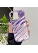 Силіконовий чохол "Laser Wavy" для iPhone 14 Pro Фіолетовий