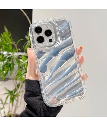 Силіконовий чохол "Laser Wavy" для iPhone 14 Pro Білий