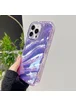 Силіконовий чохол "Laser Wavy" для iPhone 14 Pro Фіолетовий
