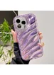 Силіконовий чохол "Laser Wavy" для iPhone 14 Pro Фіолетовий