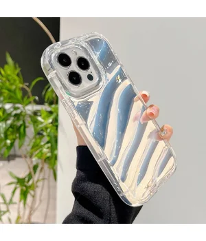 Силиконовый чехол "Laser Wavy" для iPhone 14 Pro Белый Силиконовый чехол "Laser Wavy" для iPhone 14 Pro Белый