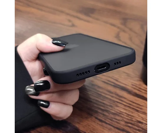 Силиконовый чехол "Armor Matte Cover" для iPhone 13 Pro Черный