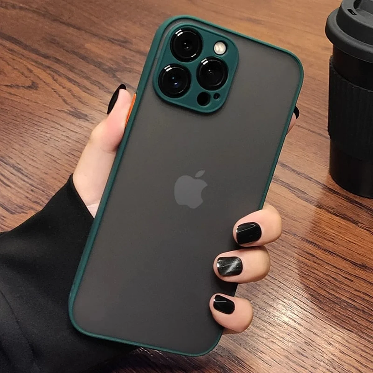 Силиконовый чехол "Armor Matte Cover" для iPhone 14 Pro Зеленый