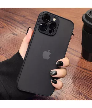 Силиконовый чехол "Armor Matte Cover" для iPhone 12 Pro Max Черный Силиконовый чехол "Armor Matte Cover" для iPhone 12 Pro Max Черный