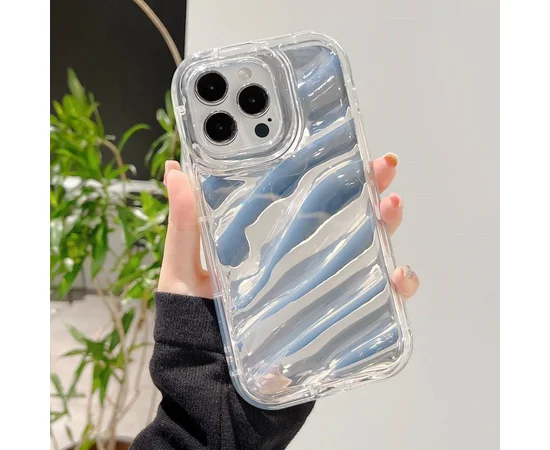 Силіконовий чохол "Laser Wavy" для iPhone 14 Pro Max Білий