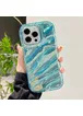 Силіконовий чохол "Laser Wavy" для iPhone 14 Pro Бірюзовий