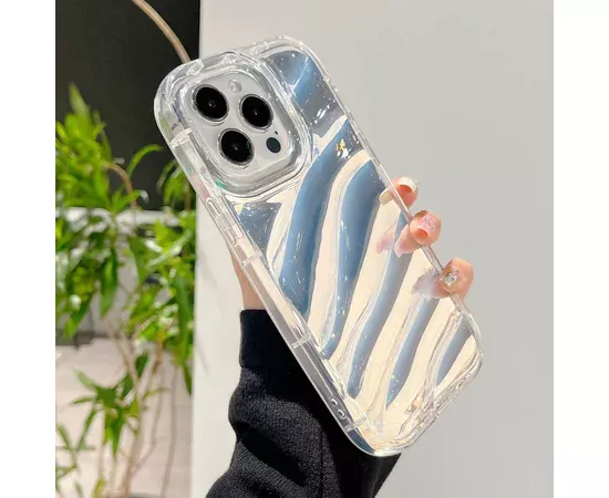 Силіконовий чохол "Laser Wavy" для iPhone 14 Pro Max Білий