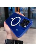 Силиконовый чехол "Crystal Acrylic" with MagSafe для Apple iPhone 14 Pro Синий