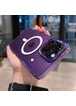 Силиконовый чехол "Crystal Acrylic" with MagSafe для Apple iPhone 14 Pro Фиолетовый