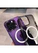 Силіконовий чохол "Crystal Acrylic" with MagSafe для Apple iPhone 14 Pro Фіолетовий