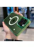 Силіконовий чохол "Crystal Acrylic" with MagSafe для Apple iPhone 14 Pro Зелений