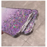 Силиконовый чехол "Bling Shiny" для iPhone 14 Pro Фиолетовый