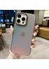 Силиконовый чехол "Laser Acrylic" для iPhone 14 Pro Max Серый
