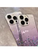 Силиконовый чехол "Bling Shiny" для iPhone 14 Pro Max Фиолетовый