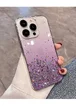 Силиконовый чехол "Bling Shiny" для iPhone 14 Pro Max Фиолетовый