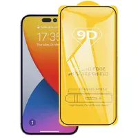 Защитное стекло "Tempered Glass 9D" для Apple iPhone 14 Pro Max Черный