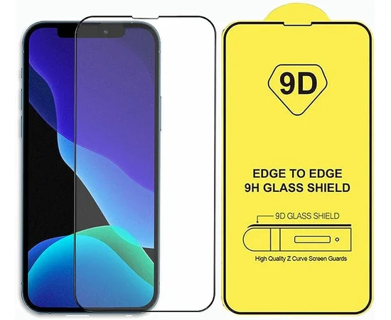 Защитное стекло "Tempered Glass 9D" для Apple iPhone 14 Pro Max Черный