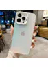 Силіконовий чохол "Laser Acrylic" для iPhone 12 Pro Max Білий
