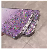 Силіконовий чохол "Bling Shiny" для iPhone 14 Pro Фіолетовий