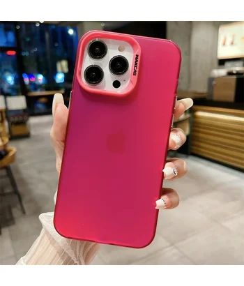 Силіконовий чохол "Laser Acrylic" для iPhone 15 Pro Червоний