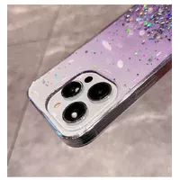 Силиконовый чехол "Bling Shiny" для iPhone 13 Pro Max Фиолетовый