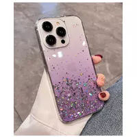 Силіконовий чохол "Bling Shiny" для iPhone 14 Pro Фіолетовий