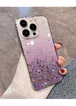 Силиконовый чехол "Bling Shiny" для iPhone 14 Pro Фиолетовый
