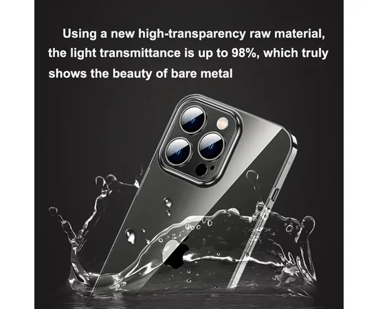 Пластиковый чехол "Transparent Crystal" для iPhone 11 Pro Max Тонированный