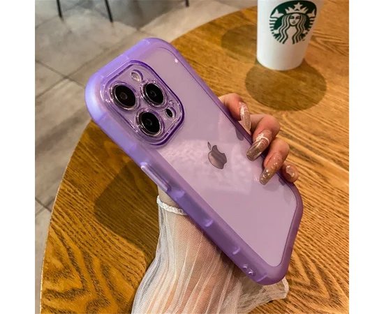 Силиконовый чехол "Silicone Bumper" для iPhone 12 Pro Max Фиолетовый