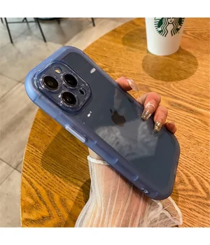 Силиконовый чехол "Silicone Bumper" для iPhone 13 Pro Max Синий